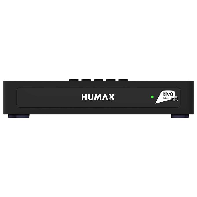 Humax HD3601S Tivumax Lite Decoder Satellitare DVB-S2 Full HD 1080p Tivu'sat Smartcard Inclusa colore Nero