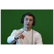 Hama 00021572 Chairy Sfondo Fotografico Pieghevole in Nylon per Sedia Streaming Gaming Videoconferenze Ø 130 cm colore Verde