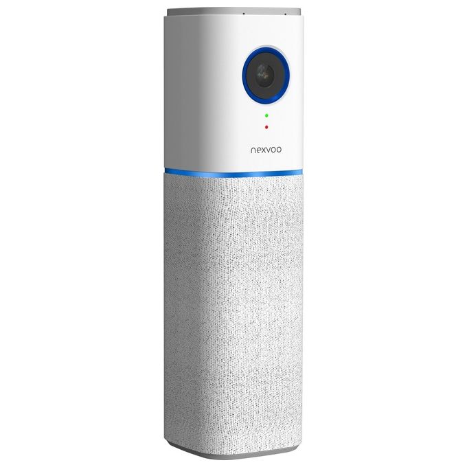 Nexvoo NXV10002 NexPod Webcam Full HD 1080p 30 fps Angolo Visione 110° Microfono Altoparlante Integrati USB Type-C colore Grigio Argento