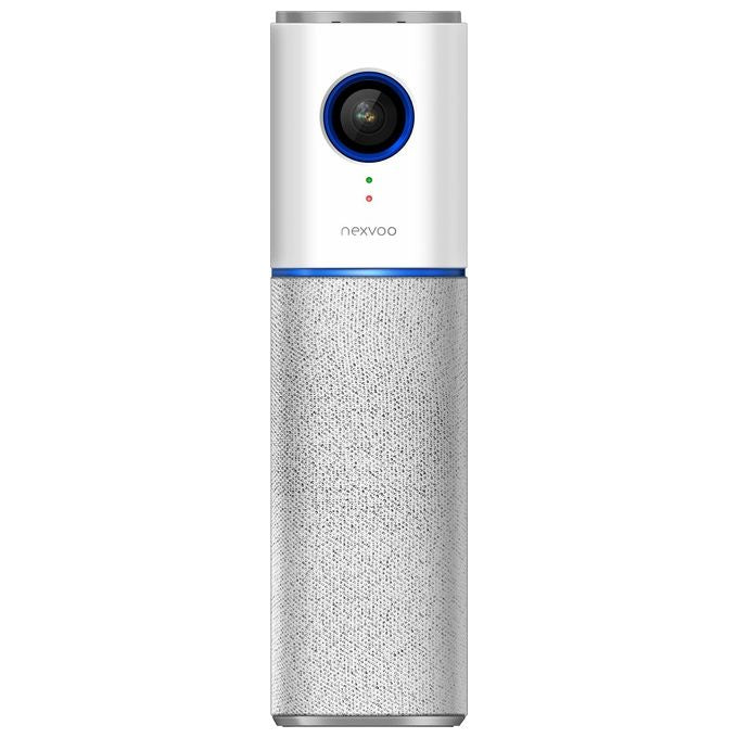 Nexvoo NXV10002 NexPod Webcam Full HD 1080p 30 fps Angolo Visione 110° Microfono Altoparlante Integrati USB Type-C colore Grigio Argento