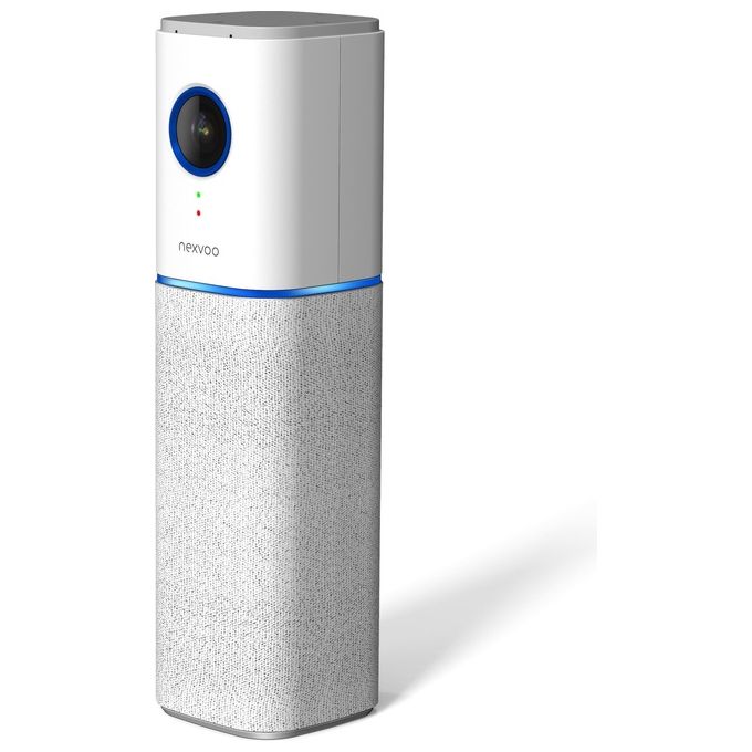 Nexvoo NXV10002 NexPod Webcam Full HD 1080p 30 fps Angolo Visione 110° Microfono Altoparlante Integrati USB Type-C colore Grigio Argento