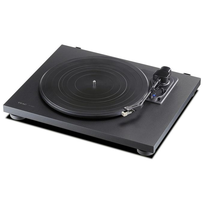 Teac TN-180BT-A3-B Giradischi a Cinghia Semiautomatico Bluetooth 33 45 78 rpm Testina Audio-Technica AT3600L Phono Line colore Nero