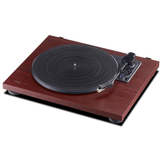 Teac TN-180BT-A3 Legacy Line Giradischi Bluetooth trasmissione a cinghia 33-45-78 rpm preamplificatore phono testina AT3600L colore Cherry