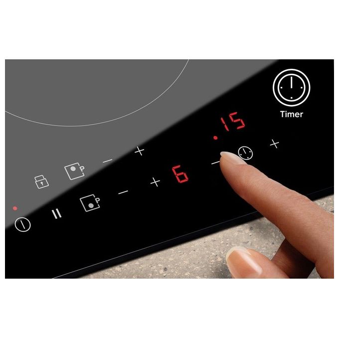 Electrolux LIT30230C Serie 300 Piano cottura a induzione Domino 29 cm 2 zone Touch colore Nero