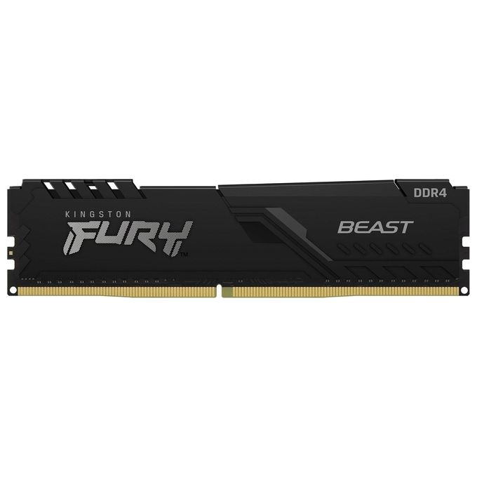 Kingston KF432C16BBK2-64 FURY Beast Kit Memoria RAM DDR4 64GB 2x32GB 3200MHz CL16 DIMM Dual Channel XMP 2.0 colore Nero