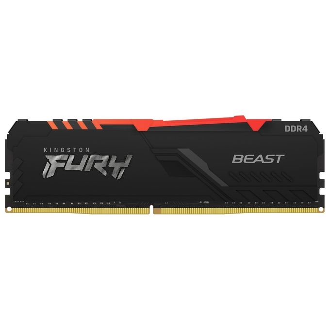 Kingston KF426C16BBAK2-32 FURY Beast Memoria RAM DDR4 32GB 2x16GB 2666MHz CL16 DIMM RGB Intel XMP 2.0