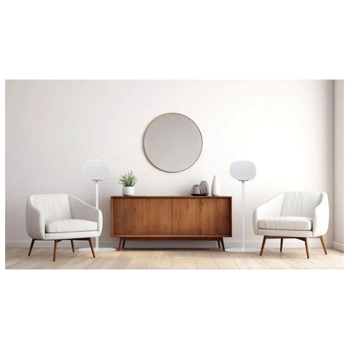 Flexson FLXE300FS1011EU Supporto da Pavimento per Sonos Era 300 con Gestione Cavi Integrata e Base Pesata colore Bianco