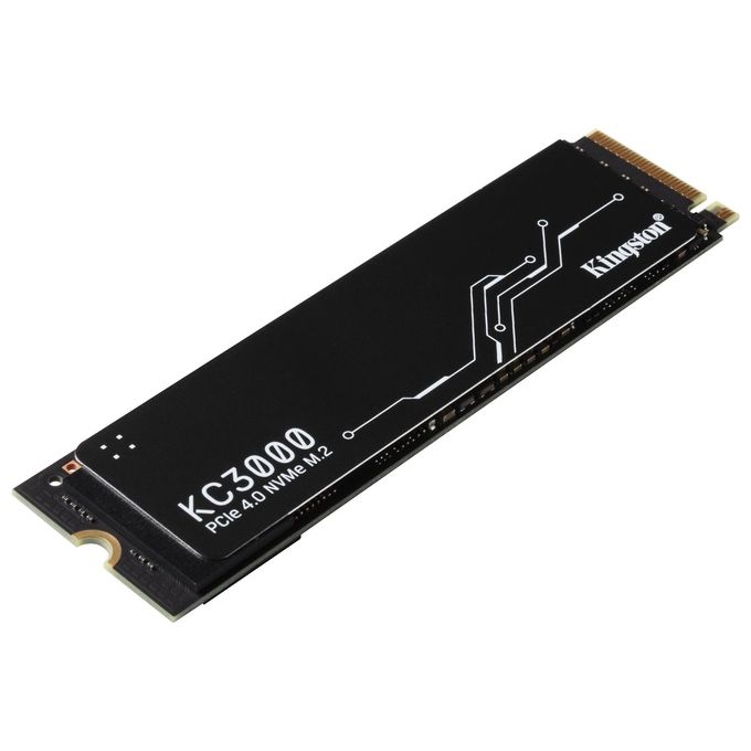 Kingston SKC3000D-4096G KC3000 SSD M.2 2280 NVMe PCIe 4.0 4TB Lettura 7000 MB-s Scrittura 7000 MB-s 3D TLC