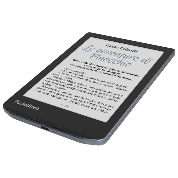 PocketBook PB634K3-1-WW Verse Pro Color Lettore eBook 6'' E Ink Kaleido 3 16 GB Wi-Fi Bluetooth 5.4 IPX8 colore Stormy Sea