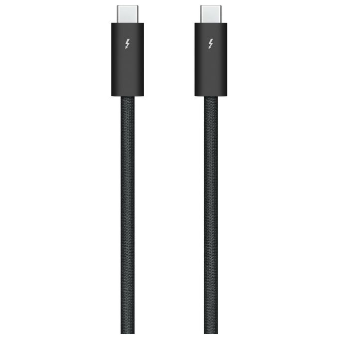 Apple MW5J3ZM-A Cavo Thunderbolt 4 Pro 1,8 m Trasferimento dati fino a 40 Gbps Ricarica fino a 100 W colore Nero