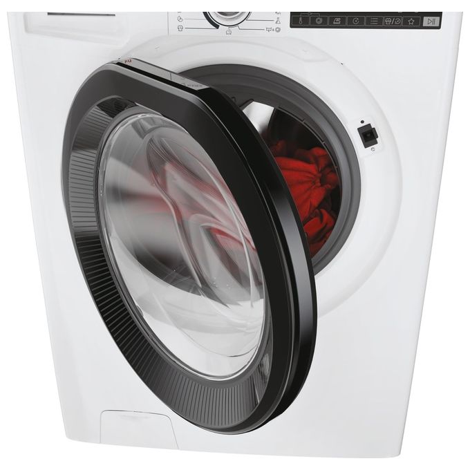 Hoover H-Wash 350 H3WPS4376TAMB6-S Lavatrice carica frontale Slim 7 Kg Classe A Centrifuga 1300 giri Profondita' 44 cm Inverter Funzione Vapore