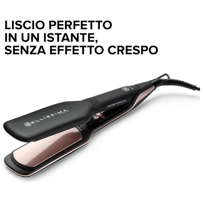 BELLISSIMA 11878 XL Ion Piastra per capelli piastre large 110x45 mm 5 temperature 150-230°C 67W cavo 1.8 m colore Nero Rosa