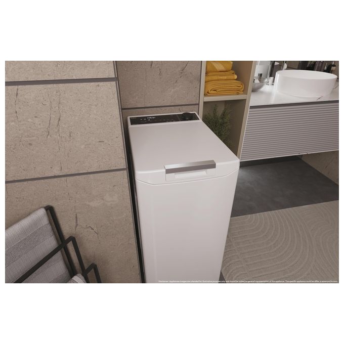 Haier serie 7 THASN476TM5 S Lavatrice a carica dall'alto 7Kg 1400 giri Classe A 41x60x86 Bianco