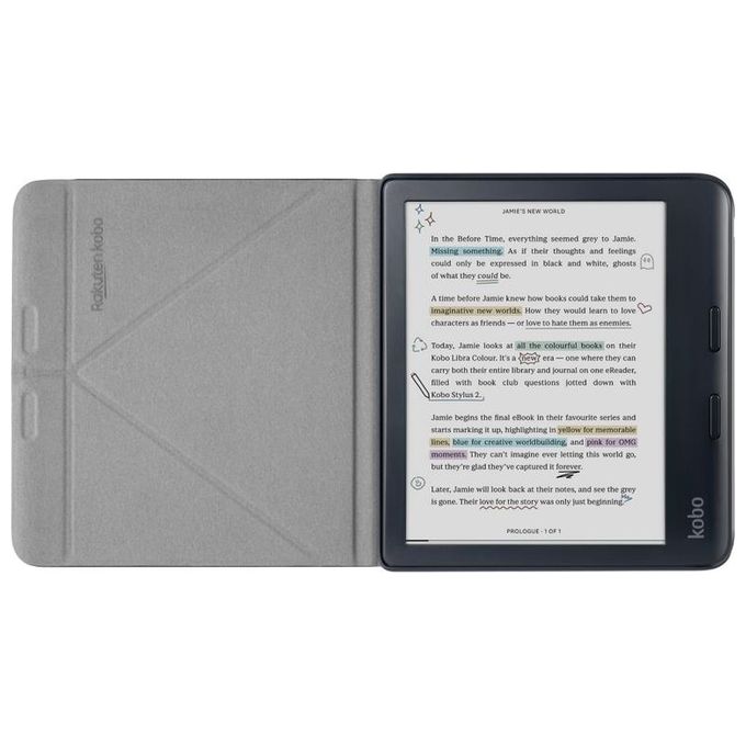 Kobo N428-AC-BK-E-PU SleepCover Custodia Libra Colour Supporto Integrato colore Nero