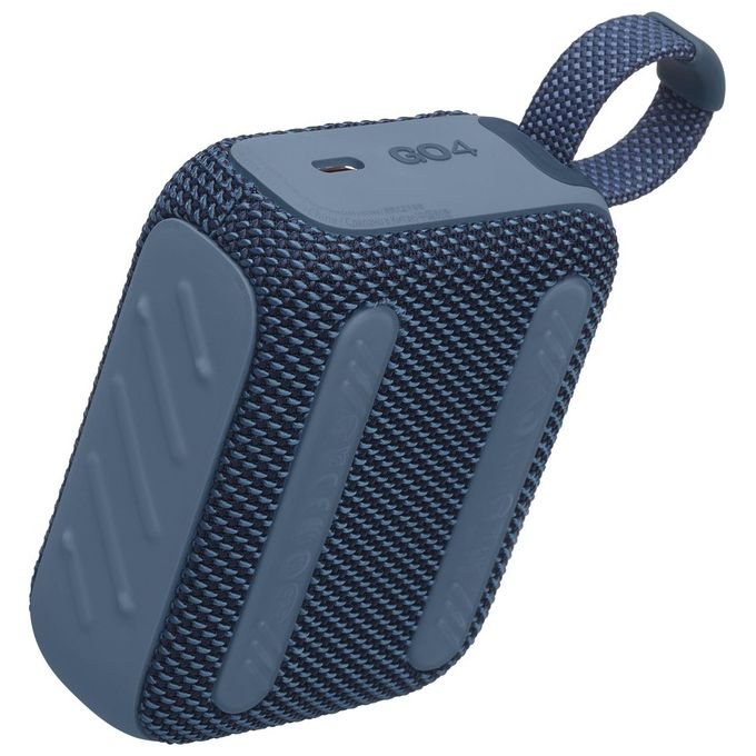 JBL JBLGO4BLU Go 4 Altoparlante Bluetooth Portatile 4.2 W IP67 Waterproof Bluetooth 5.3 Autonomia 7 h colore Blu