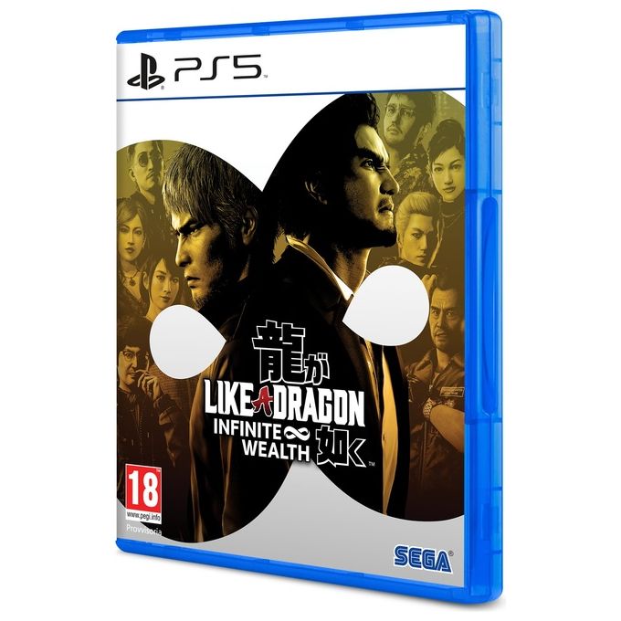 SEGA LIKEADRAMGINFINITEWEALTH Like a Dragon: Infinite Wealth Videogioco per PlayStation 5 Genere RPG Giocatore Singolo Lingua Italiano colore Nero