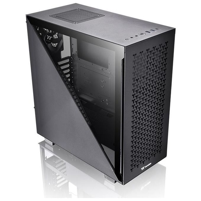 Thermaltake CA-1S2-00M1WN-02 Divider 300 TG Air Case Midi-Tower ATX con 2 Ventole 120 mm e Finestra in Vetro Temperato colore Nero