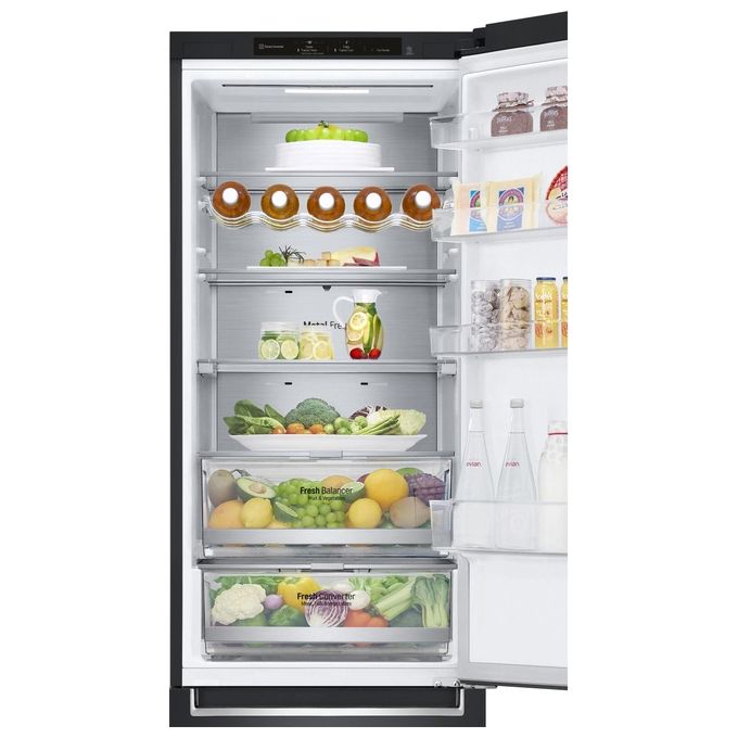 LG GBB72MCVGN Frigorifero Combinato 384 L 203 cm Classe D 35 dB No Frost Wine Rack Door Cooling colore Nero