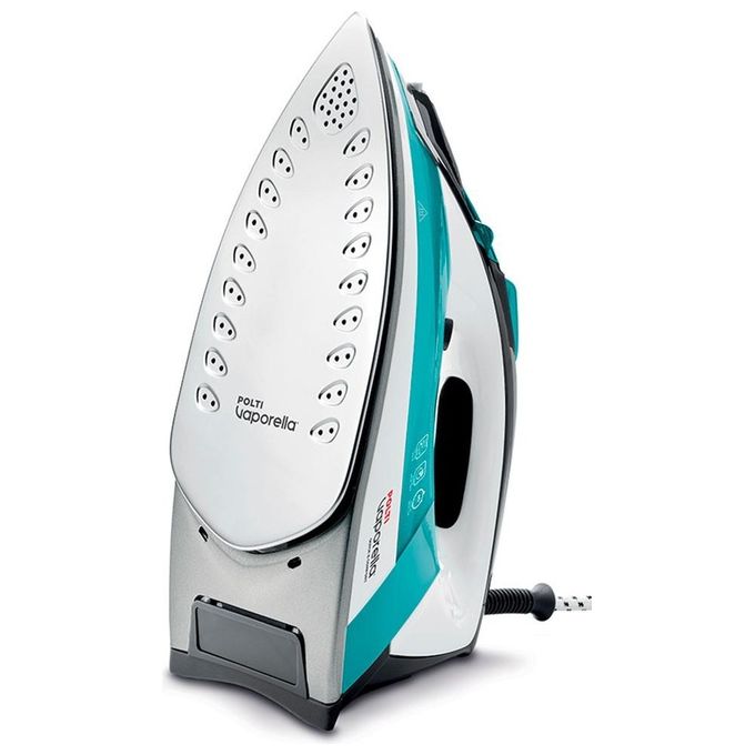 Polti QC120 Vaporella Quick and Comfort Ferro a vapore 2200W colpo vapore 180g piastra acciaio inossidabile colore Nero