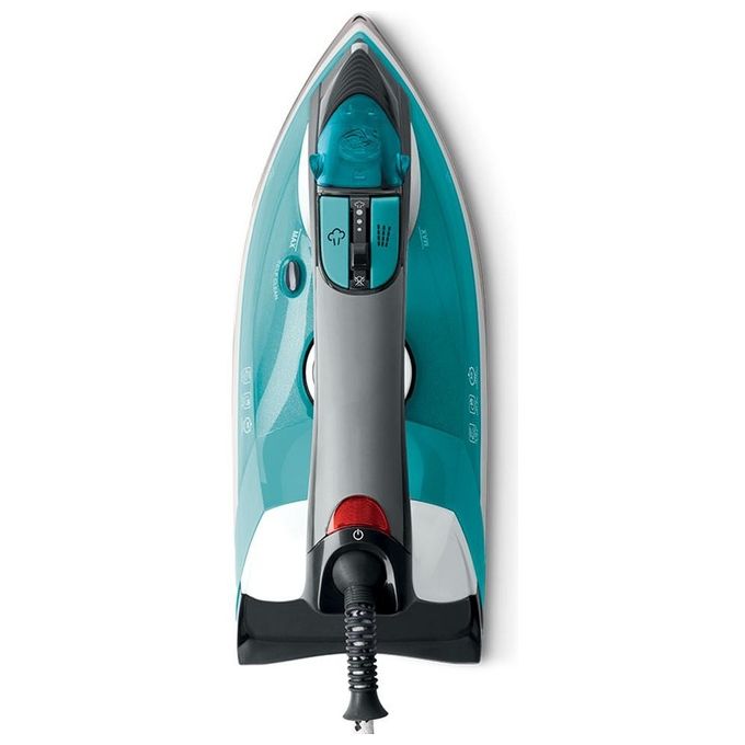 Polti QC120 Vaporella Quick and Comfort Ferro a vapore 2200W colpo vapore 180g piastra acciaio inossidabile colore Nero