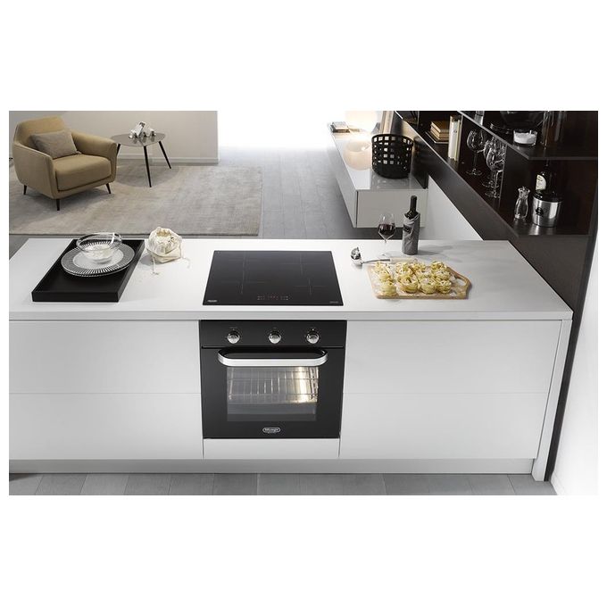 De'Longhi PIN62 Piano cottura a induzione 60 cm 4 zone cottura Touch 7200 W Timer Boost colore Nero
