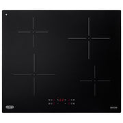 De'Longhi PIN62 Piano cottura a induzione 60 cm 4 zone cottura Touch 7200 W Timer Boost colore Nero