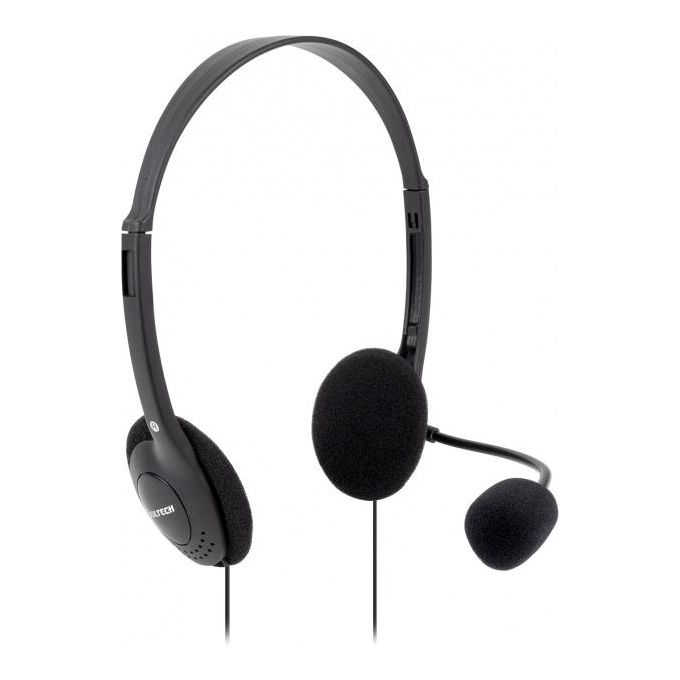 Vultech Cuffie con Microfono Hs-01 Rev 2.2 Doppio Jack 35mm con Adattatore