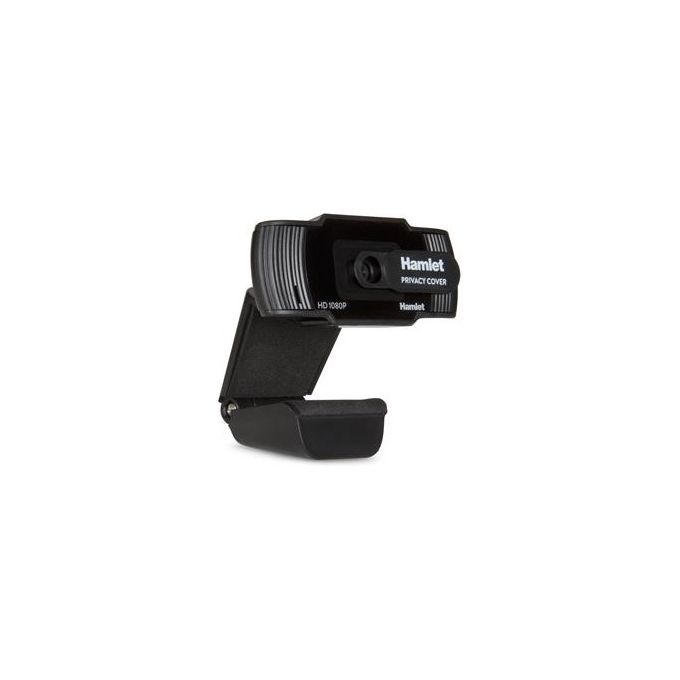 Hamlet HWCAM1080-P Webcam Full HD 1080p 2 MP USB 2.0 Microfono Integrato Privacy Cover 120° colore Nero