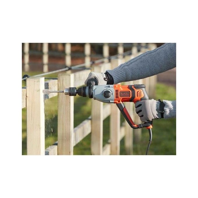 Black+decker BEHS02K-QS Martello Tassellatore Scalpellatore SDS+ 800W 2.2J 3 Modalita' Valigetta