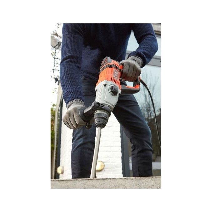 Black+decker BEHS02K-QS Martello Tassellatore Scalpellatore SDS+ 800W 2.2J 3 Modalita' Valigetta
