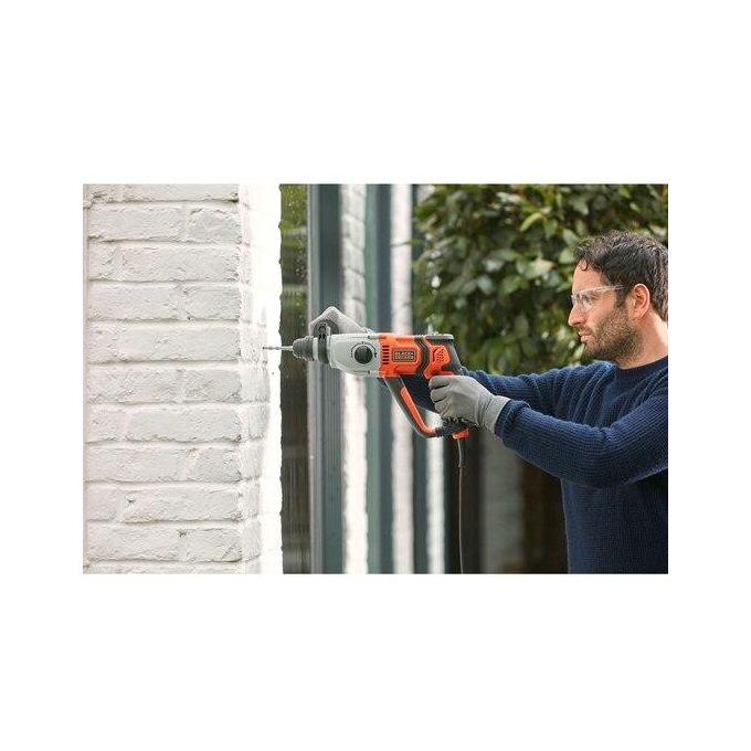 Black+decker BEHS02K-QS Martello Tassellatore Scalpellatore SDS+ 800W 2.2J 3 Modalita' Valigetta