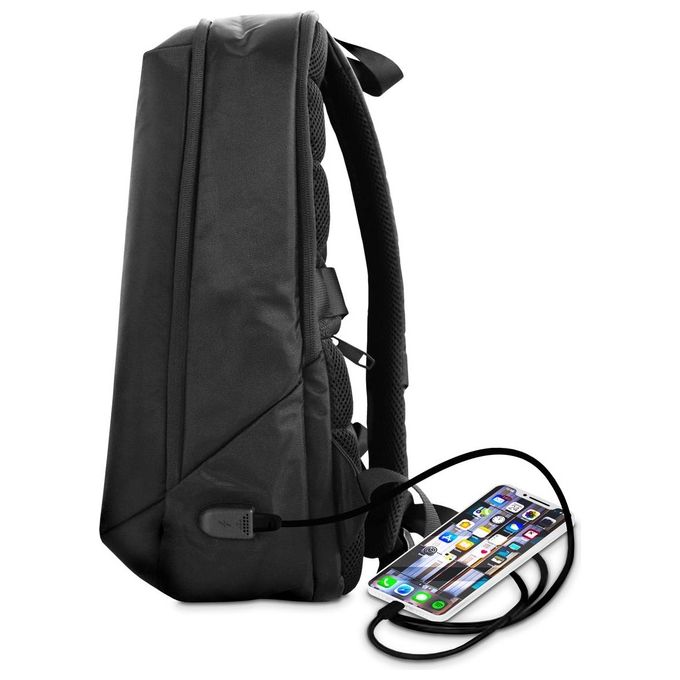 Atlantis NS-KLB200504-B The Moon Project Zaino per Notebook 15.6'' 25L Porta USB Aggancio Trolley colore Nero