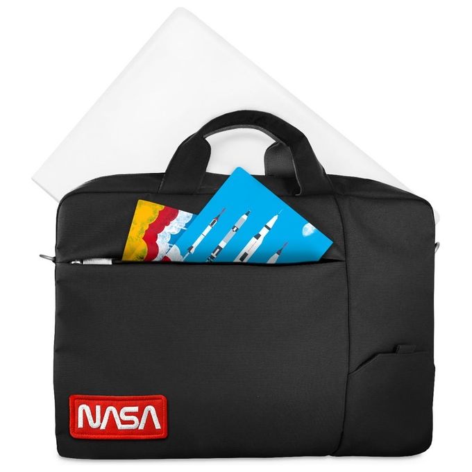 Atlantis Notebook Bag The Moon Project NASA Worm Borsa per Notebook 15.6'' Nero