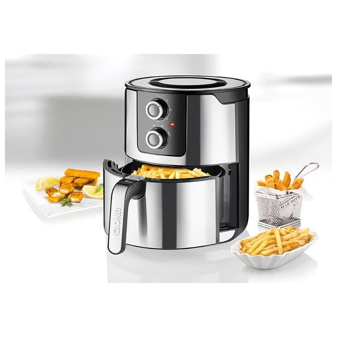 Unold 58655 Friggitrice ad aria 5 L 1400 W friggere grigliare arrostire colore Nero