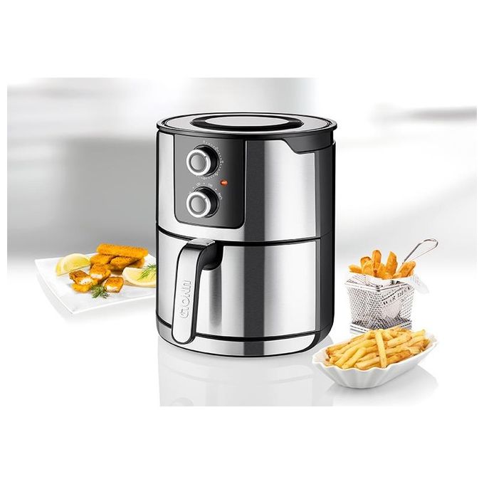 Unold 58655 Friggitrice ad aria 5 L 1400 W friggere grigliare arrostire colore Nero