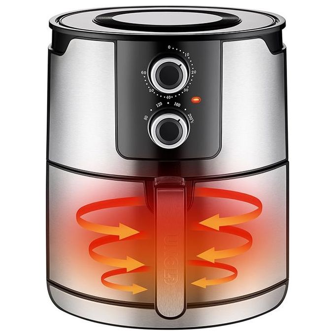 Unold 58655 Friggitrice ad aria 5 L 1400 W friggere grigliare arrostire colore Nero