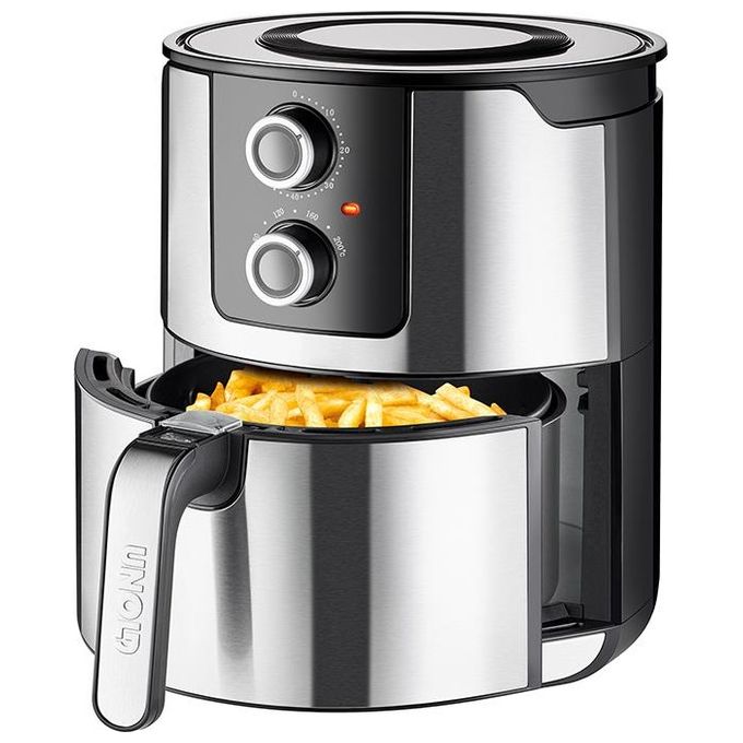Unold 58655 Friggitrice ad aria 5 L 1400 W friggere grigliare arrostire colore Nero