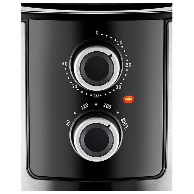 Unold 58655 Friggitrice ad aria 5 L 1400 W friggere grigliare arrostire colore Nero