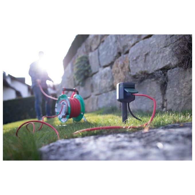 Brennenstuhl 1154540600 Connect Presa WiFi da Giardino 2 Prese IP44 3 m colore Nero