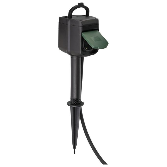 Brennenstuhl 1154540600 Connect Presa WiFi da Giardino 2 Prese IP44 3 m colore Nero