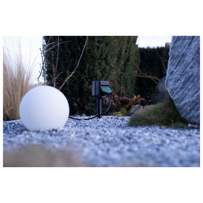 Brennenstuhl 1154540600 Connect Presa WiFi da Giardino 2 Prese IP44 3 m colore Nero