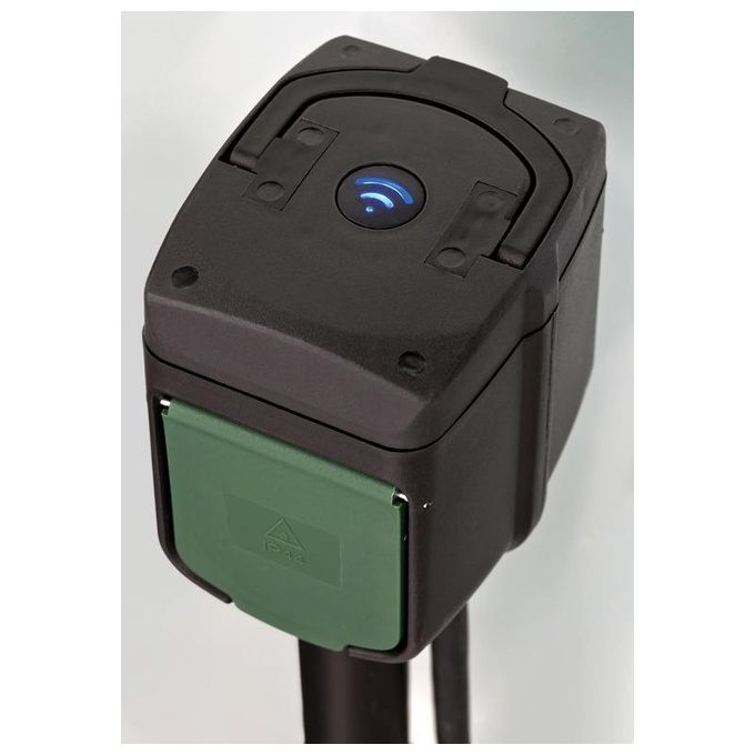 Brennenstuhl 1154540600 Connect Presa WiFi da Giardino 2 Prese IP44 3 m colore Nero