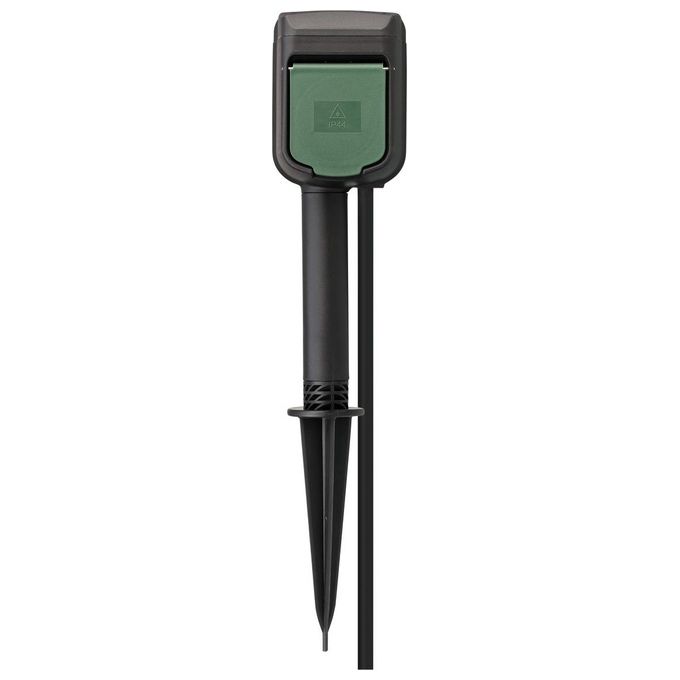 Brennenstuhl 1154540600 Connect Presa WiFi da Giardino 2 Prese IP44 3 m colore Nero