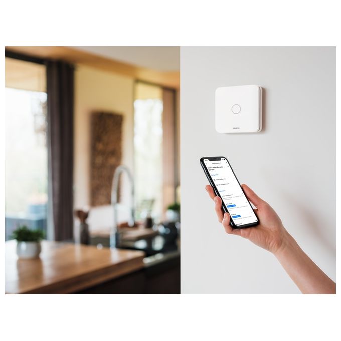 Netatmo NCO-IT Rilevatore di Monossido di Carbonio Wi-Fi Allarme 85 dB Autonomia 10 anni colore Bianco