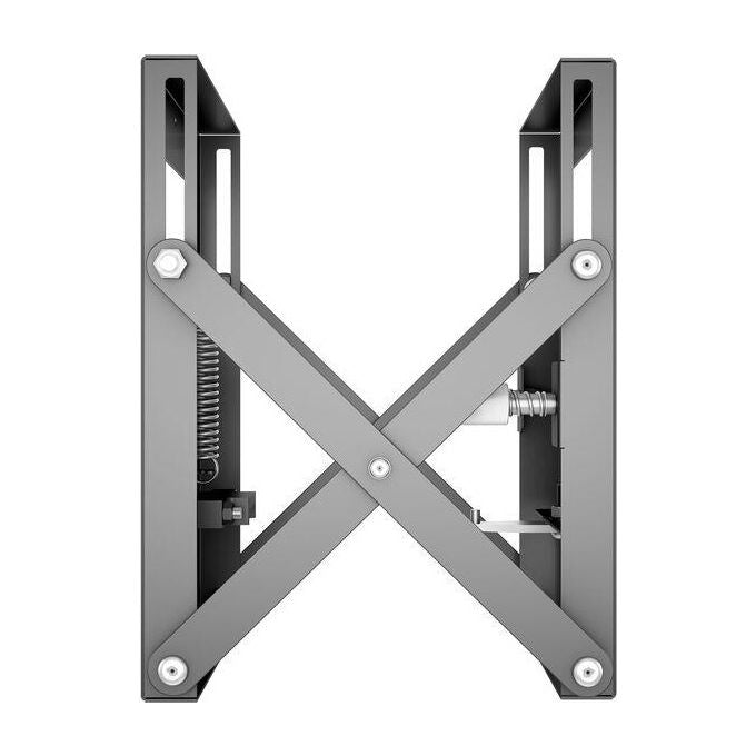 Multibrackets 0952 M Public Video Wall Mount Push X Small Supporto da Parete per Display 13''-32'' VESA 50x50 75x75 100x100 mm Carico Max 18 Kg Gestione Cavi Integrata Orientamento Verticale e Orizzontale colore Nero