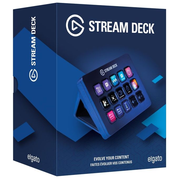 Elgato 10GBA9901 Stream Deck MK.2 Controller da Studio 15 Tasti LCD Programmabili USB colore Nero