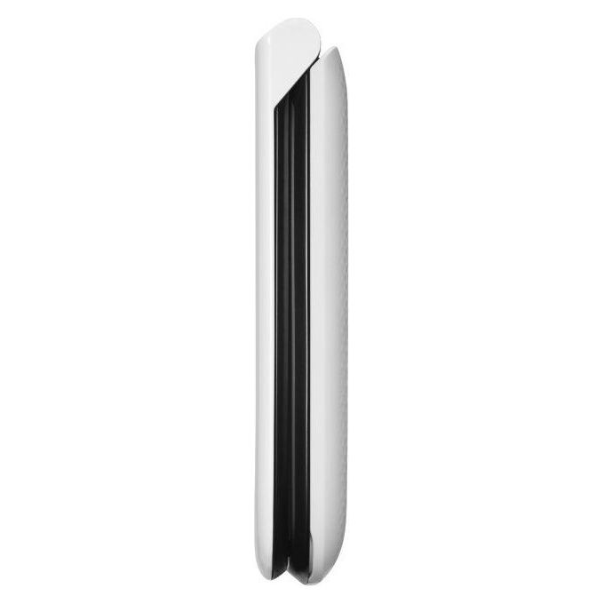 Brondi 10278011 Magnum 4 Telefono Cellulare a Conchiglia Dual SIM Display 2.8'' Flip Attivo Tastiera Retroilluminata Torcia LED colore Bianco