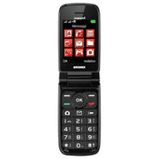 Brondi 10278011 Magnum 4 Telefono Cellulare a Conchiglia Dual SIM Display 2.8'' Flip Attivo Tastiera Retroilluminata Torcia LED colore Bianco