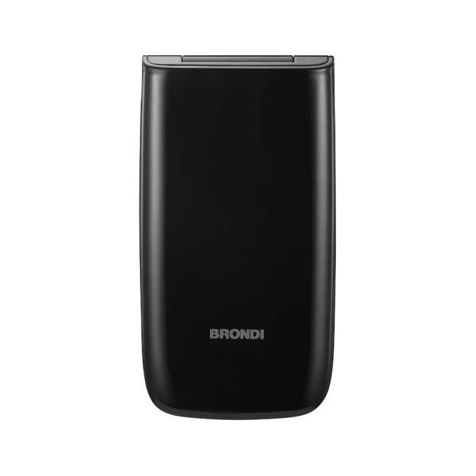 Brondi MAGNUM 4 Telefono Cellulare a Conchiglia Dual SIM 2.8'' Flip Attivo Tasti Grandi Illuminati Torcia LED colore Nero