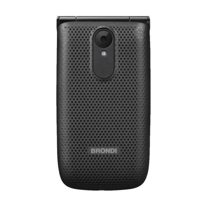 Brondi MAGNUM 4 Telefono Cellulare a Conchiglia Dual SIM 2.8'' Flip Attivo Tasti Grandi Illuminati Torcia LED colore Nero